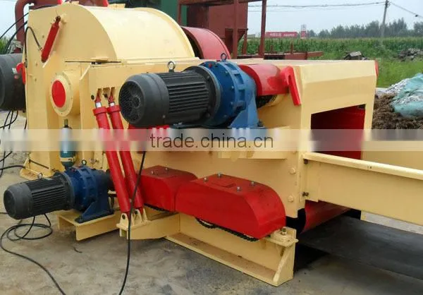 Drum wood pallet crusher machine homemade wood chips making machine