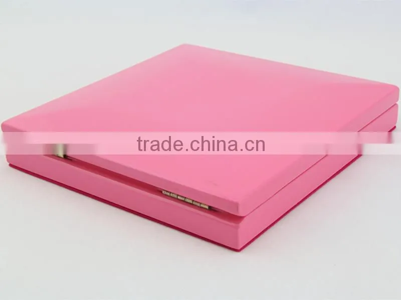2016 new desgined pink luxury wooden Jewelry box / necklace box / pendant box