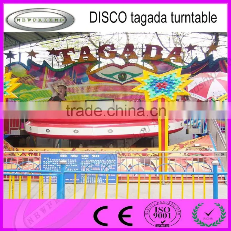hot selling manufacture amusement ride disco tagada turntable in fairground with high quality