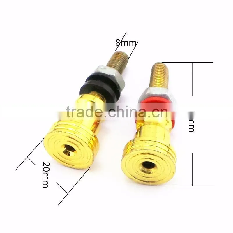 JF High Performance Bind Post,Gold Speaker Binding Posts for 4mm Banana Plug