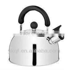 stainless steel whistling kettle with mushroom knob