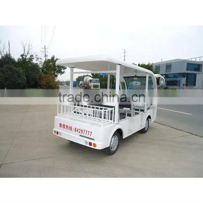 hot selling 8 seats 48v 3kw sightseeing electric car