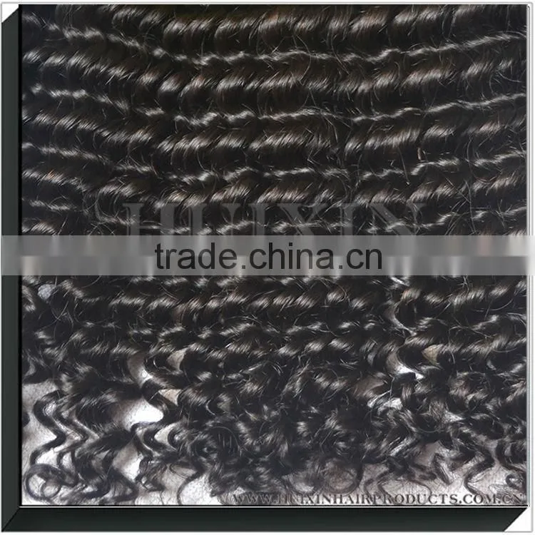 Unprocessed bohemian curl human hair weave