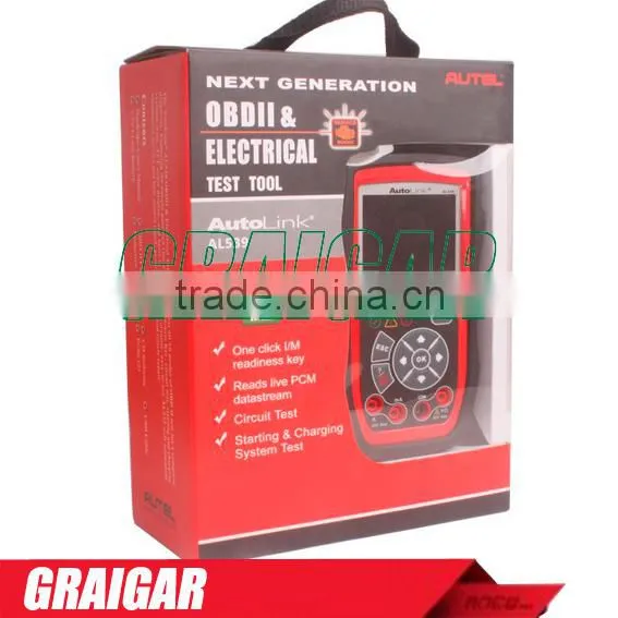 NEW Original Autel AutoLink AL539 OBDII/CAN SCAN TOOL AutoLink AL539 OBD2 CodeScanner Internet Update Multilingual Menu