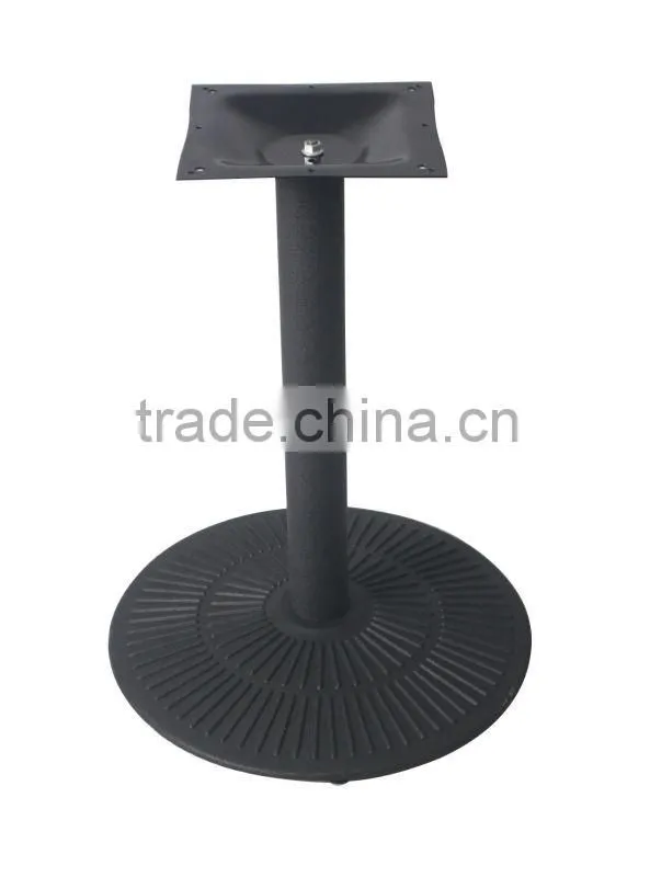 Cast Iron Black Round Table Bases