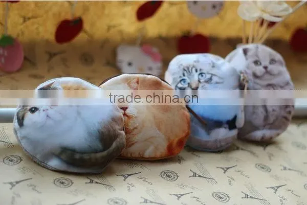 Hot Selling Lovely Cat-people Fabrics Unisex Coin Wallet Wholesale ZTCW-0031