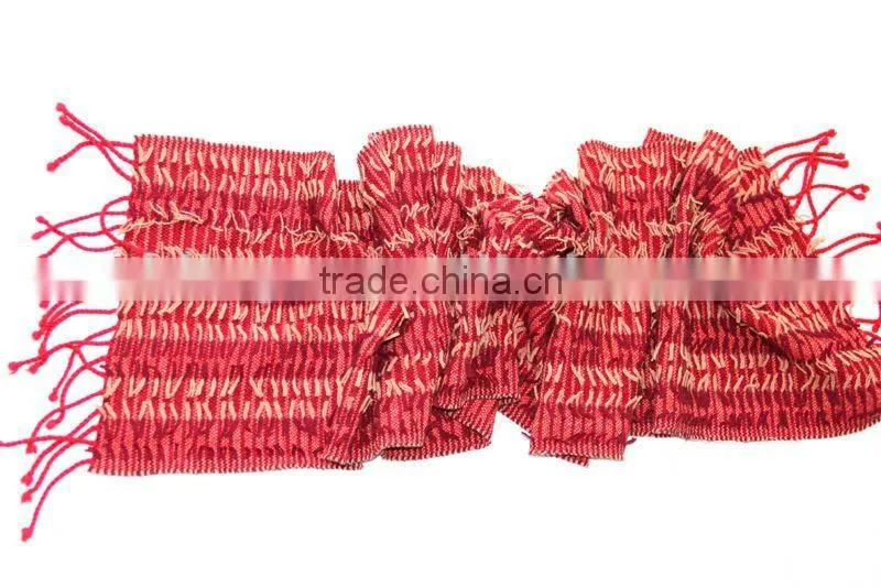 casual wool cashmere warp knitted scarfs