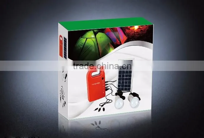 Portable Solar Generator Mini Home Solar Power System with Small Solar Panel