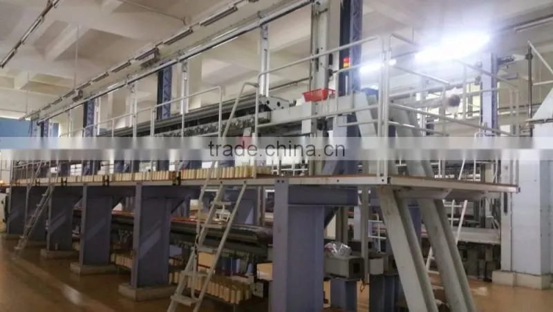 Second hand computerized Saurer 5040E schiffli color changed embroidery machine