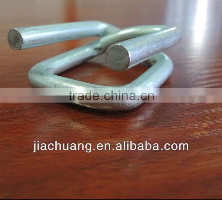 manufacturer supply Steel strapping wire buckle for PET strap