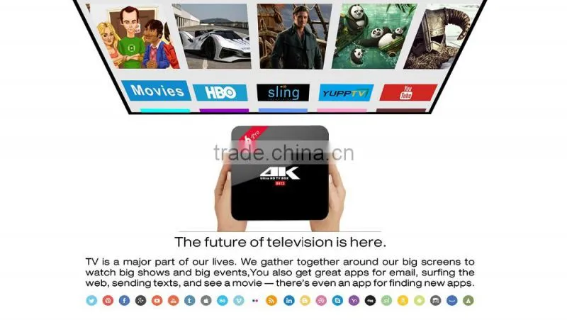 New H96 Pro Android Smart Octo-Core TV Box, Amlogic S912 OTT IPTV TV Box