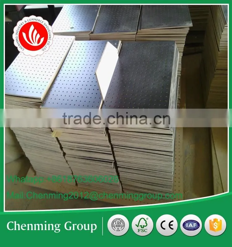 pegboard display/MDF pegboard/MDF display board