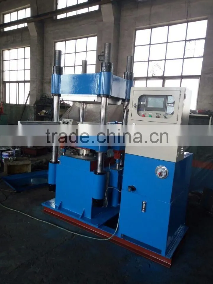 full automatic four column touch screen plate vulcanizing press