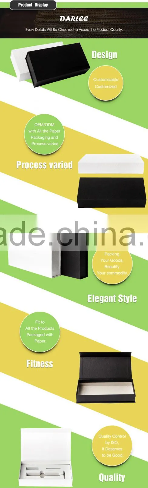 China suppliers high quality cardboard cosmetic packaging box
