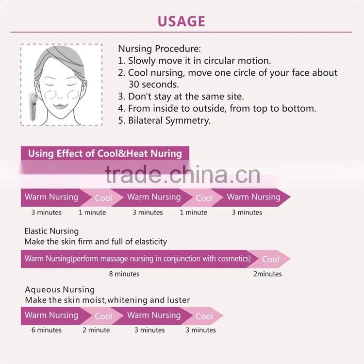 japanese famous Heat Care face massage roller