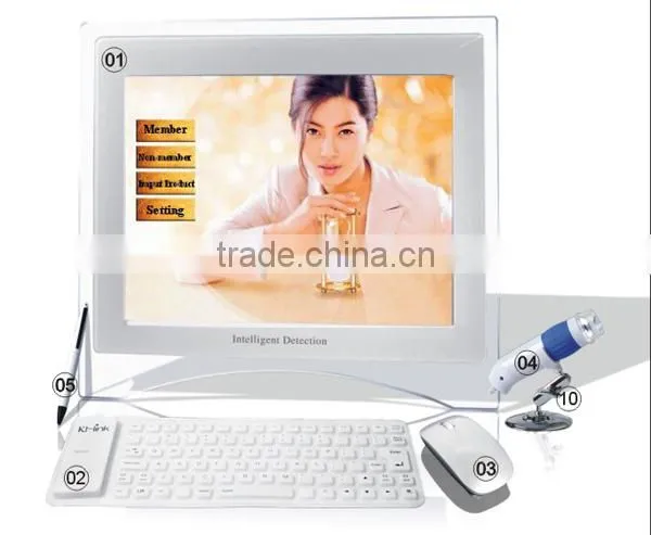 3D intelligent skin analyzer machine best selling skin analyzing equipment
