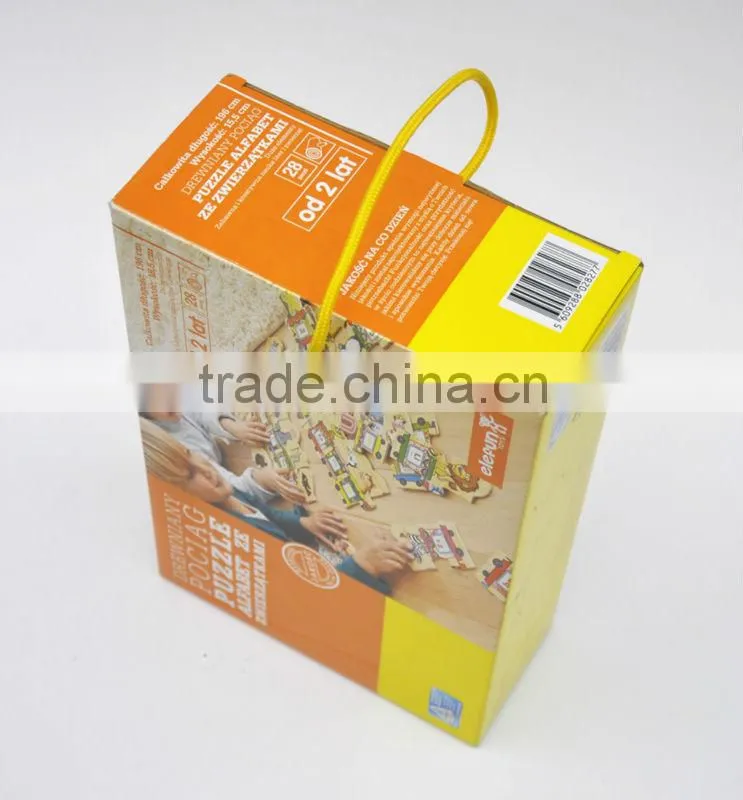 wood puzzle paper packaging boxes