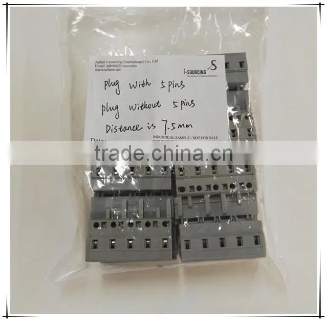 Elevator spare parts factory direct supply plug with 5 pins