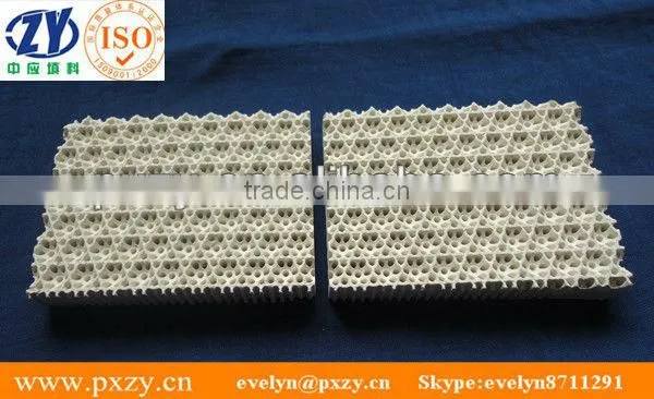 Infrared cordierite honeycomb ceramic plate for BBQ