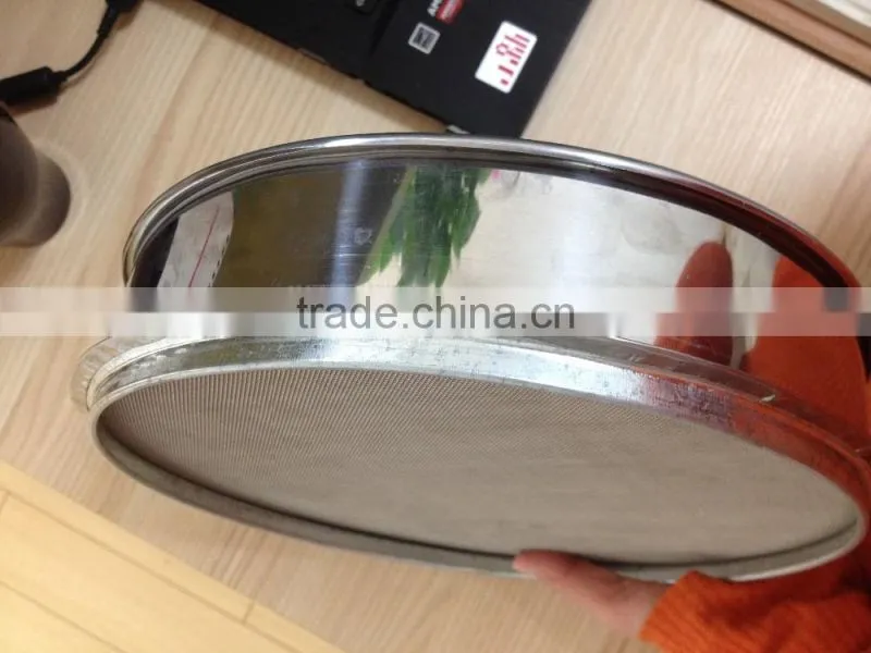 Dia.200mm stainless steel test sieve shaker analysis sifter woven mesh strainer
