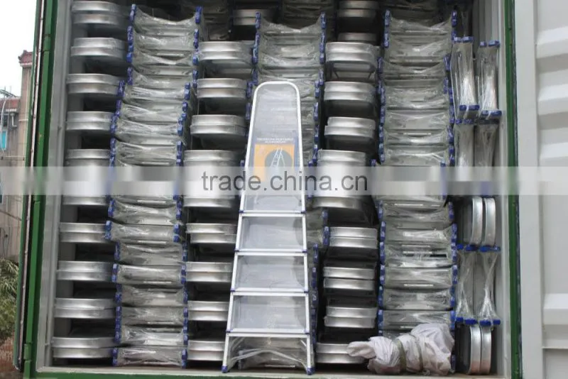 4-10 steps household ladder step ladder aluminum ladder EN131