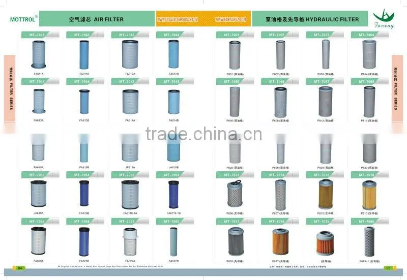 11711074 fuel filter for excavator