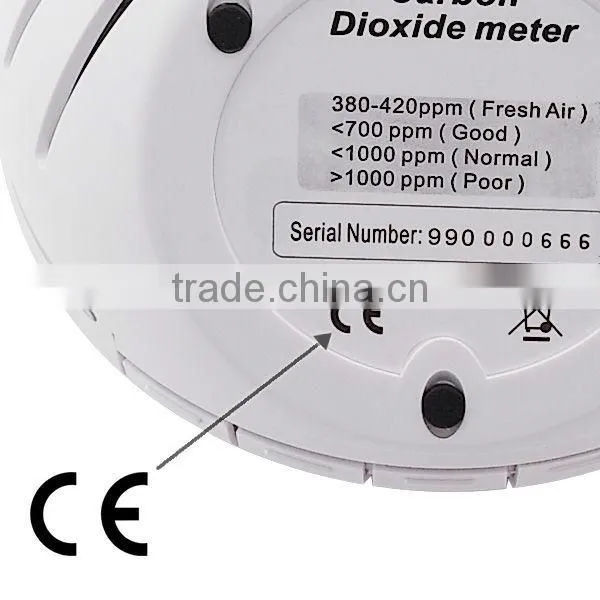 Digital 3-in1 CO2 Carbon Dioxide Sensor Desktop Indoor Air Quality Data logger Temperature Relative Humidity RH 9999ppm Monitor