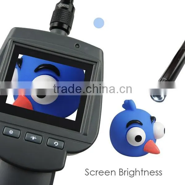 3M Cable Industrial 2.4" HD Endoscope 9mm Camera 4 LED Snake Scope Waterproof IP67 Car Engine Inspection Pipe Borescope