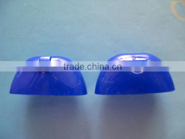Blue flip top shampoo plastic cap