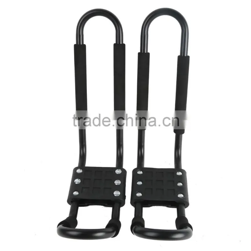 Snowboard Kayak Carrier Boat Canoe Surf Ski Board Roof Top Mounted Rack 2 Pairs