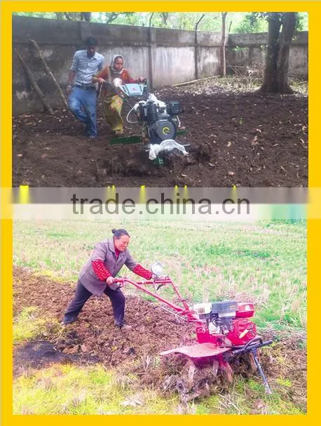 Easy to operate Diesel 13hp high wear-resistant kubota power tiller price with electric start