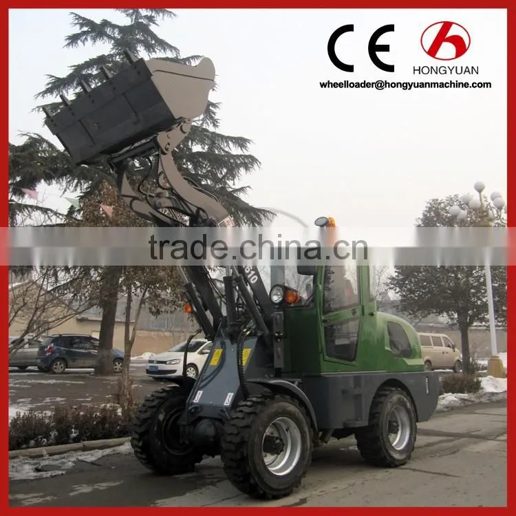 China popular front end loader, hydraulic pilot wheel loader price