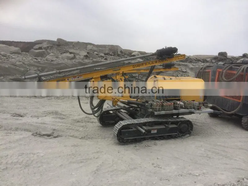 G140YF hot sale crawler borehole drilling rig for depth 60m