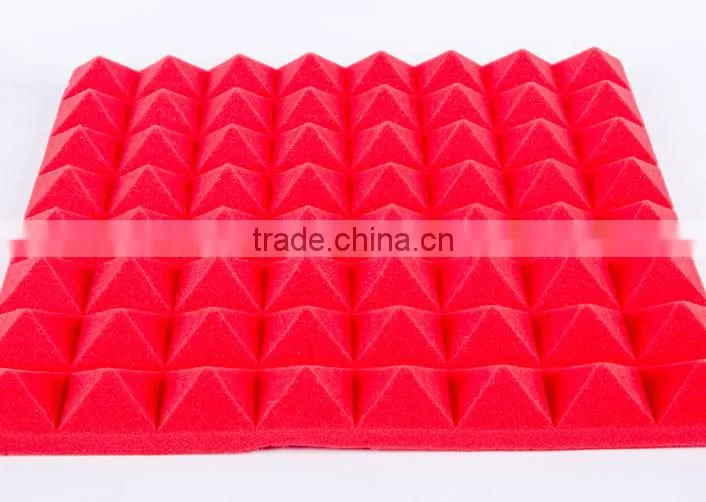 high quality acoustic rubber pyramid shape colorful