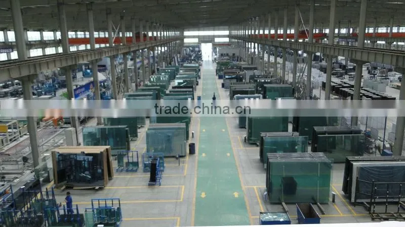 CE certificate size customized safety buliding laminated glass roof