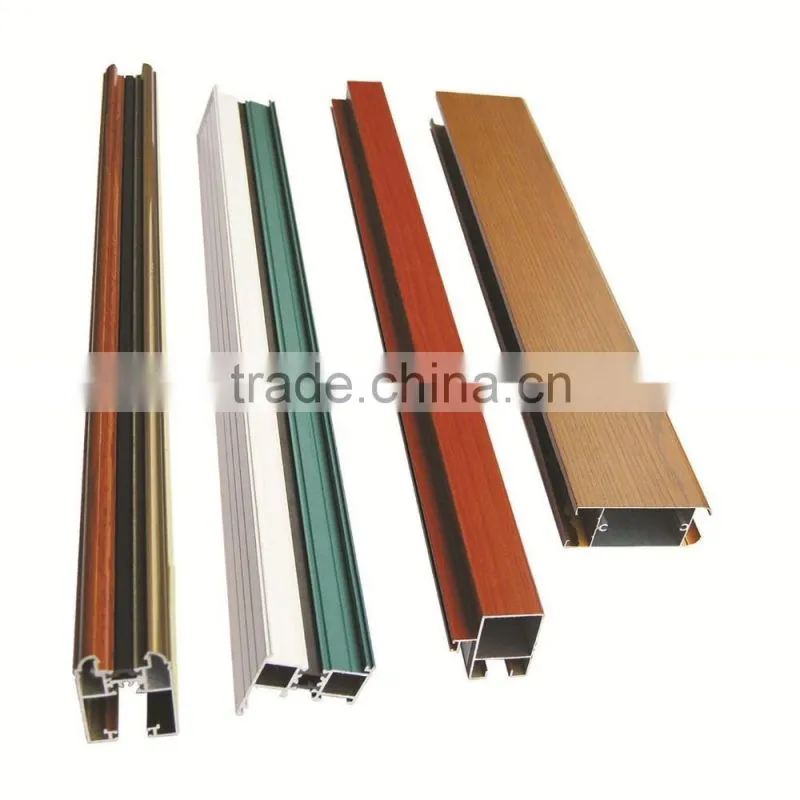 China xindongrui aluminum profile factory high quality Extruded aluminium profiles for Windows and doors Cabinet