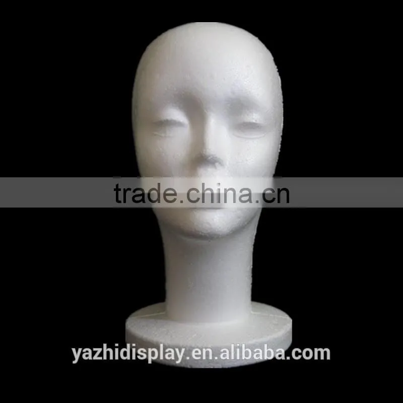 Cheap foam mannequin head for hat display