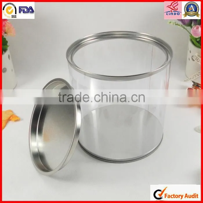 round hot sale factory clear pvc box