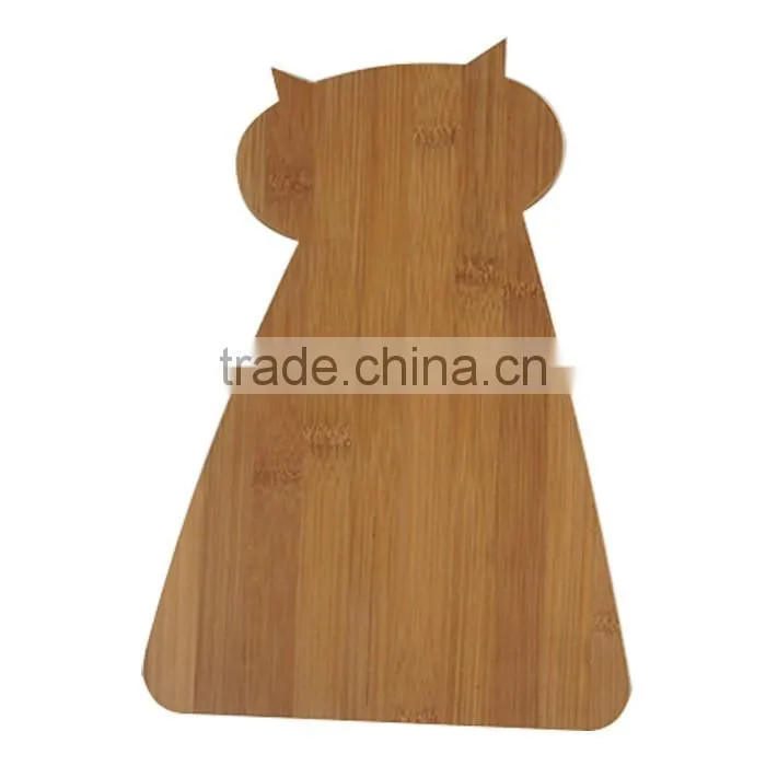Cute Design/Shape Bamboo Cutting Board , 30*21*1cm