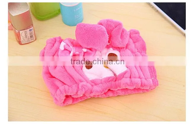 Q001 comfortable cotton adult bathrobe, bathing towel Headband
