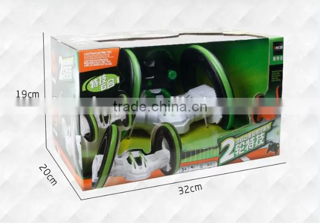 2 Wheels Capsule Space Toy Stunt Car, Anti-throw 360 Degree Roll Rotating Tumbling Car, Electric Stunt Radio Control Toy Car