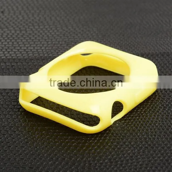Ultra thin transparent soft TPU case for apple watch accessories rugged cases