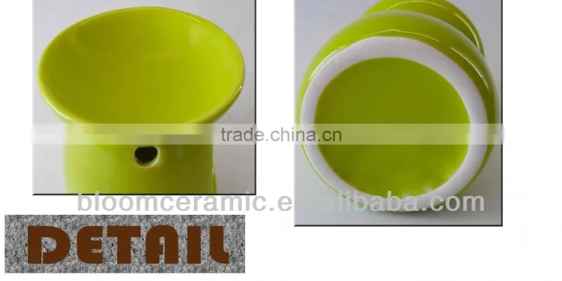Green custom candle stove