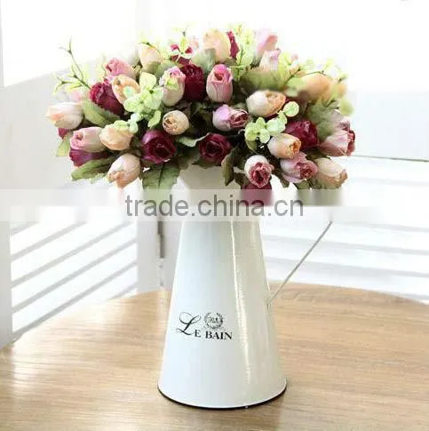 Plant stand Decorative Round Planters Color Painted Metal Flower Pot