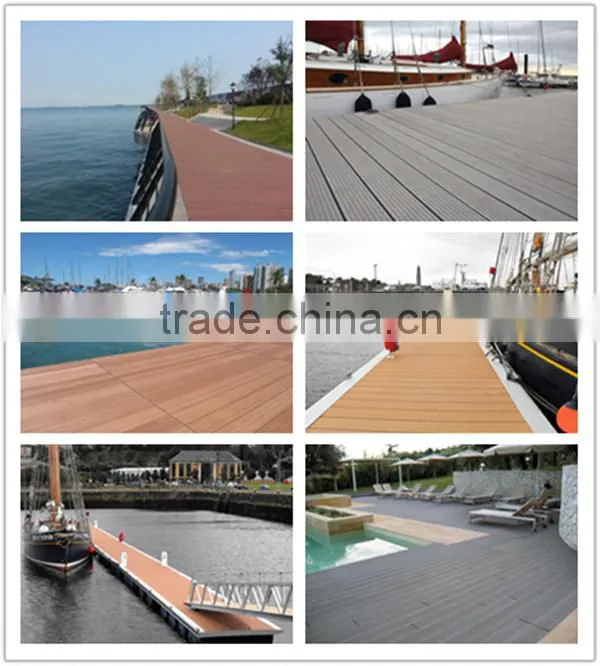 The factory wholesale wpc outdoor flooring surface with groove and woodgrain