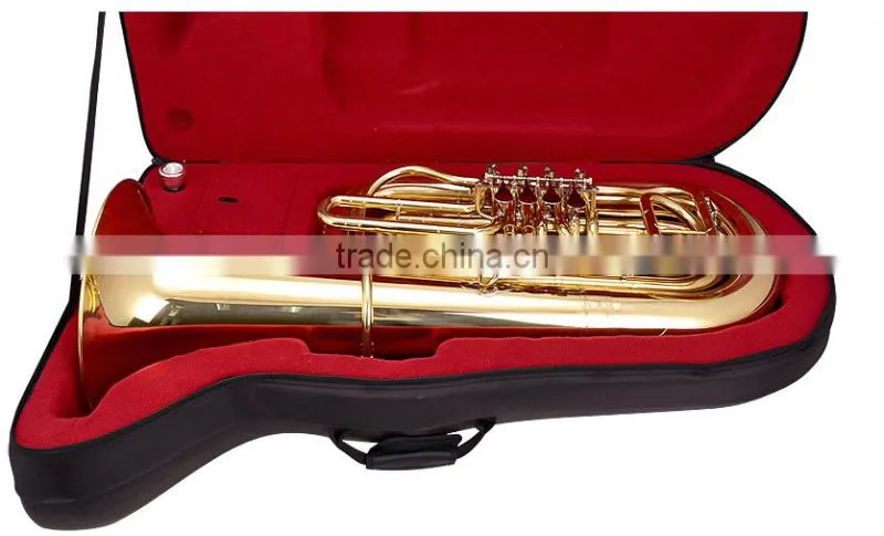 Bb key 4 key tuba for brass band