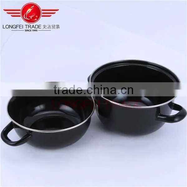 High quality enamel cassrole / enamel seafood cooking pot / enamel cookware