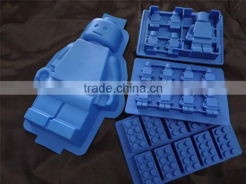 lego ice mold silicone ice cube tray