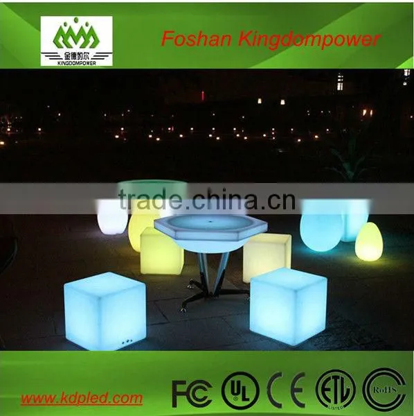 Colorful Led chair glowing lights stool
