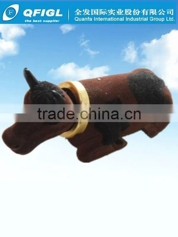 decocation animal in car/moving head cow